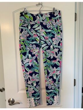 Lilly Pulitzer Luxletic Fairway Pants Size 8 UPF50+